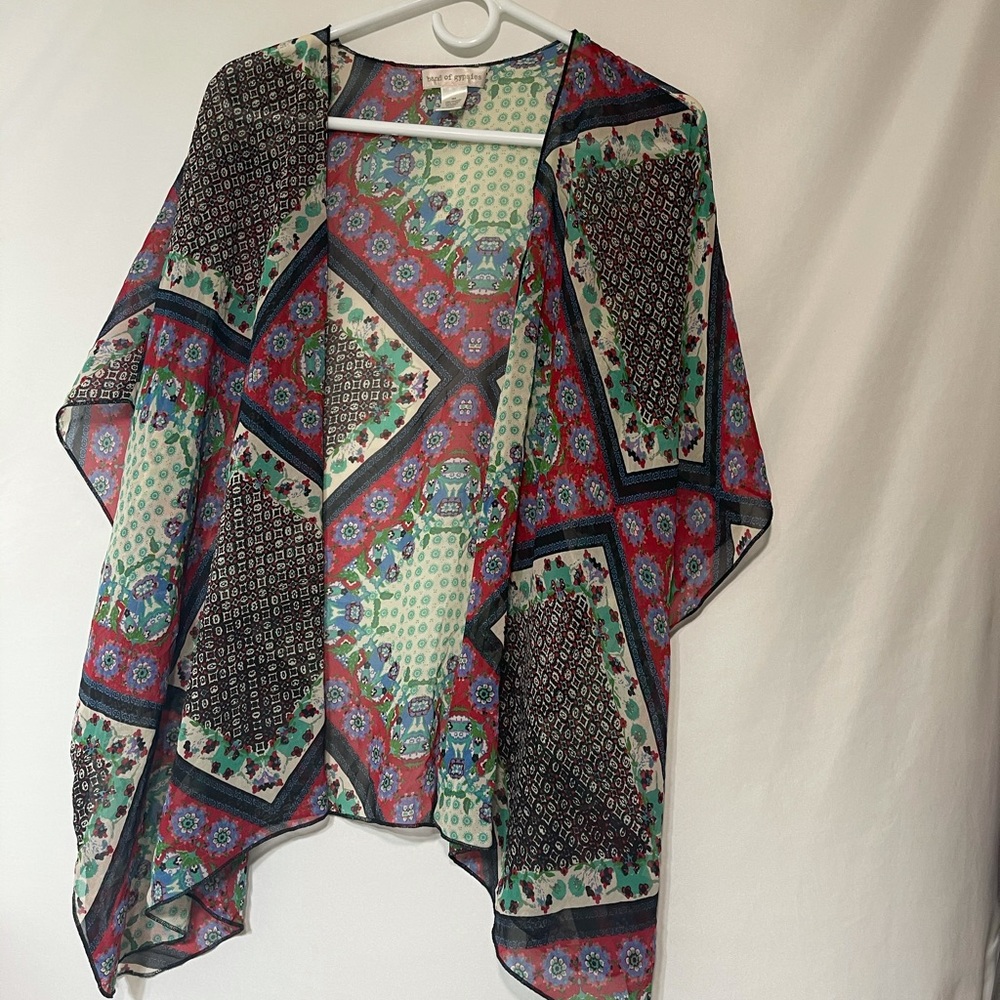Band Of Gypsies Sheer Top M/L Cute!